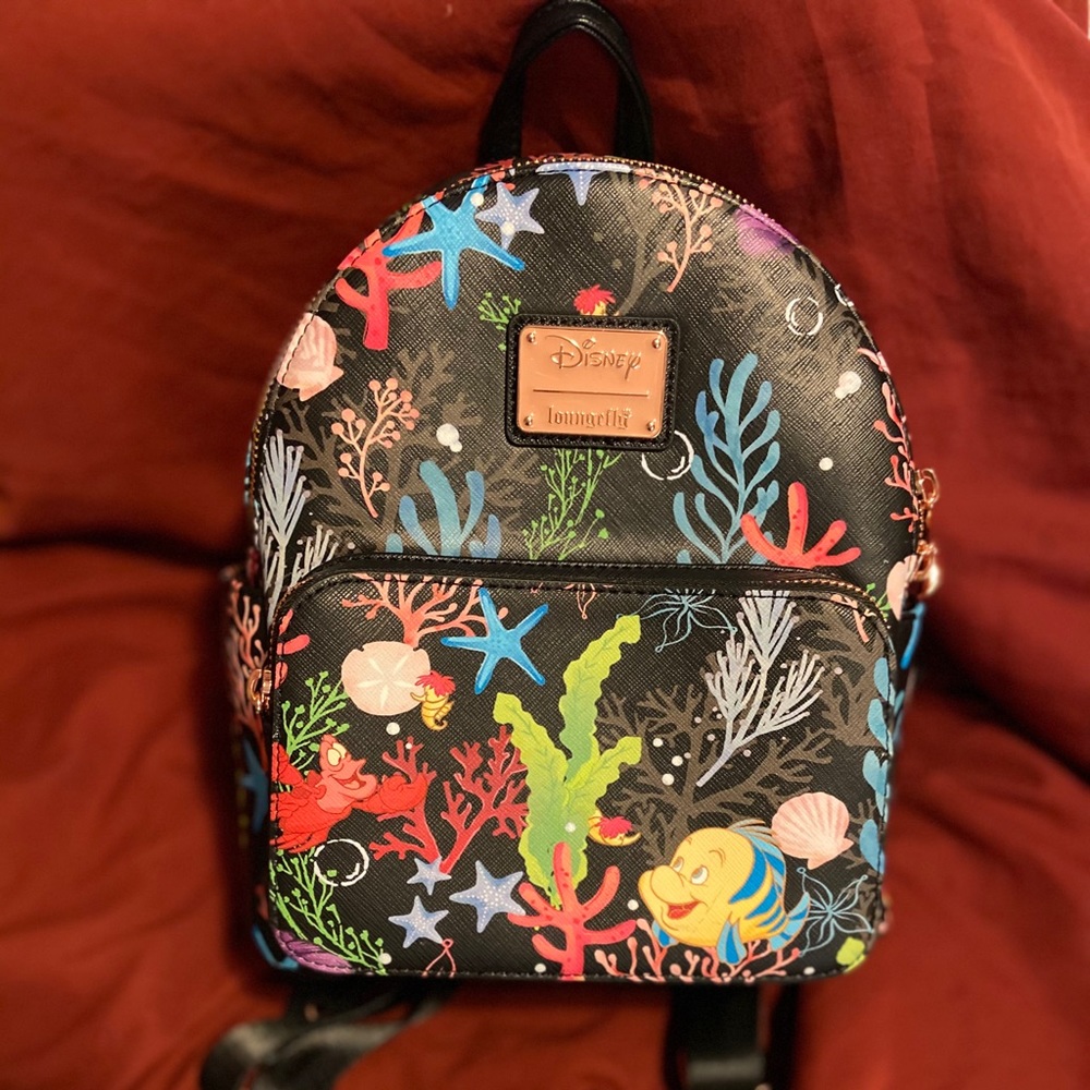 NWOT Loungefly Little Mermaid mini backpack